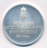 1990. 500Ft Ag "Kölcsey Ferenc" kapszulában T:BU 
Adamo EM116