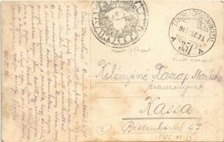 1915 Osztrák-magyar katonák csoportja Karácsonykor / WWI Austro-Hungarian K.u.K. military, group of ...