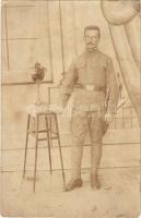 Osztrák-magyar katona / WWI Austro-Hungarian K.u.K. military, soldier. photo (EK)