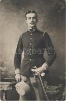 1909 Osztrák-magyar katona / Austro-Hungarian K.u.K. military, soldier. photo (EK)