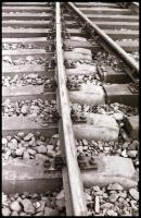 1982 HÉV kisiklásának helyszínelő felvételei, 30 db vintage NEGATÍV, 24x36 mm