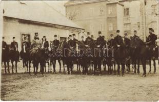 1910 Osztrák-magyar lovas katonák / Austro-Hungarian K.u.K. military, cavalrymen. photo (EK)