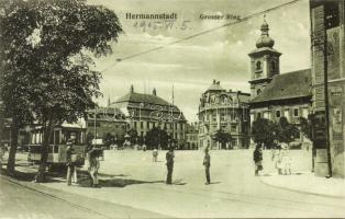 Nagyszeben with tram