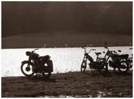 cca 1975 Motorkerékpárok, 5 db vintage NEGATÍV, 24x36 mm