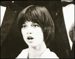 1978 Görbe Nóra (1956) színművésznő az Áramütés c. film jeleneteiben, 4 db NEGATÍV Pánczél György (1...