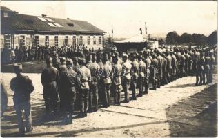 Feldmesse / Tábori mise pappal / WWI Austro-Hungarian K.u.K. military, field mass with priest. photo (fl)