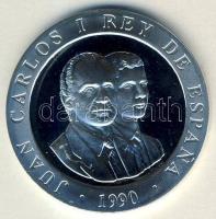 Spanyolország 1990. 2000P Ag "Olimpia-íjászat" T:PP Tanúsítvánnyal!