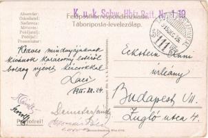 Weihnachten 1915 / WWI Austro-Hungarian K.u.K. military art postcard with Christmas greeting s: Kude...