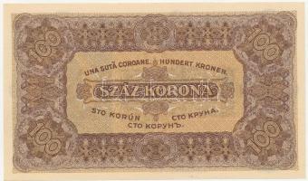 1923. 100K "Magyar Pénzjegynyomda Rt." nyomdahely jelöléssel T:I-
