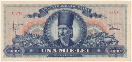 Románia 1948. 1000L T:III Romania 1948. 1000 Lei C:F Krause P#85