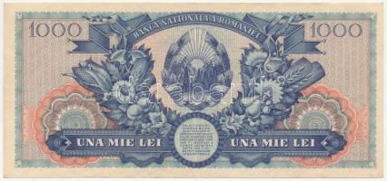 Románia 1948. 1000L T:III
Romania 1948. 1000 Lei C:F
Krause P#85