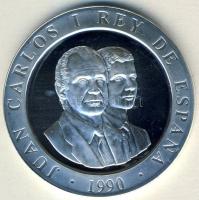 Spanyolország 1990. 2000P Ag "Olimpia-piramis" T:PP Tanúsítvánnyal!