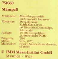 Spanyolország 1990. 2000P Ag "Olimpia-piramis" T:PP Tanúsítvánnyal!