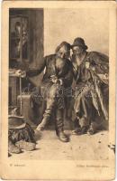W sekrecie / Judaica art postcard. B.K.W.I. 911/1. s: Isidor Kaufmann (fl)