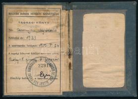 1920-1940 3 db arcképes igazolvány MSZDP, Magyar Nemzeti, Pázmány Péter Tudományegyetem