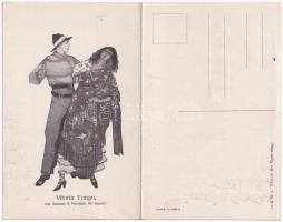 Vitoria Tango von Samuel A. Perlstein für Klavier. B.K.W.I. Tango (im Eigenverlag) folding card with sheet music. unsigned Mela Koehler