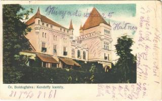 1918 Őraljaboldogfalva, Őrboldogfalva, Santamaria-Orlea; Kendeffy kastély. Kiadja Kendoff A. és fia / castle (EK)