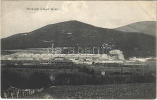 1912 Rozsnyó, Roznava; bánya telep. Vogel D. felvétele / mine colony