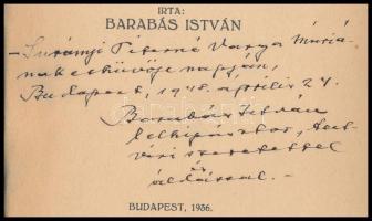 1936 Barabás István: Igaz keresztény magyar hitvallás. Mai Füzetek 2. Bp., 1936.,(Iván László), 19+1...