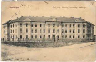 1913 Komárom, Komárnó; Frigyes Főherceg lovassági laktanya / K.u.k. military cavalry barracks (fl)