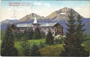1917 Tátraszéplak, Tatranska Polianka, Westerheim (Magas-Tátra, Vysoké Tatry); Tivoli villa / villa