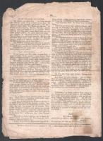 1848 Közlöny des Teufels. Officielles Amtsblatt der Hölle. (Budapest. 1848 ) Kiadta Eisenfels Rudolf...