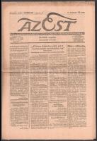 1919 Az Est kettő száma a Tanácsköztársaság idejéből szép állapotban