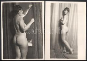 Kankovszky Ervin (1884-1945) Erotikus fotó sorozat 13 pecséttel jelzett fotó, egyik széle kissé rojt...