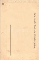 Ice skating romantic couple in winter. Kunstverlag Rafael Neuber "Ei, Ei" S. 57. litho s: ...