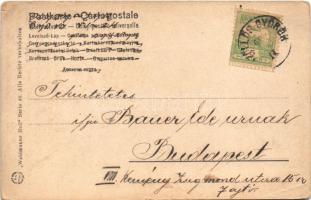 "Waidmanns Heil" Serie 48. litho s: Döcker (ázott / wet damage)