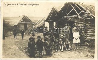 1921 Felsőőr, Oberwart; Zigeunerdörfl im Burgenland. Franz Stelick / cigányfalu / gypsy village (EK)