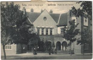 1927 Ipolyság, Sahy; posta és adó hivatal / post and tax office / posta a berny urad