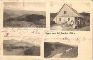 1913 Szebenjuharos, Hohe Rinne, Paltinis; Presba turista ház / Touristen Hütte / mountain tourist rest house (EK)