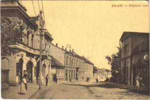 1910 Zilah, Zalau; Rákóczi utca. Seres Samu kiadása, W.L. (?) 2312. / street (EB)