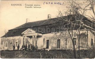 1939 Rapp, Rapovce; Csendőr laktanya. Kovácsik Barna kiadása / Cetnická stanica / gendarme barracks
