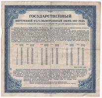 Szovjetunió 1928. 4 1/2%-os kamatozású államkölcsön kötvény 200R-ről T:III
Soviet 1928. State Loan ...