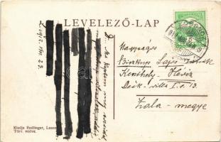 1912 Losonc, Lucenec; Vasúti utca, Szűsz Miksa üzlete / street, shop (fa)