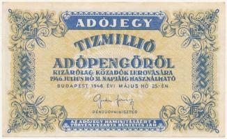 1946. 10.000.000AP T:III szép papír  Adamo P54