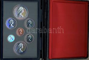 Kanada 1980. 1c - 1$(2x) benne 1$ Ag "Jegesmedve"! 7klf db, exkluzív szettben T:PL Tanúsít...