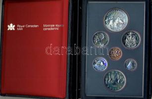 Kanada 1980. 1c - 1$(2x) benne 1$ Ag "Jegesmedve"! 7klf db, exkluzív szettben T:PL Tanúsítvánnyal!