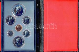 Kanada 1980. 1c - 1$(2x) benne 1$ Ag "Jegesmedve"! 7klf db, exkluzív szettben T:PL Tanúsít...