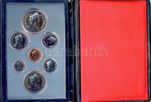 Kanada 1980. 1c - 1$(2x) benne 1$ Ag "Jegesmedve"! 7klf db, exkluzív szettben T:PL Tanúsít...