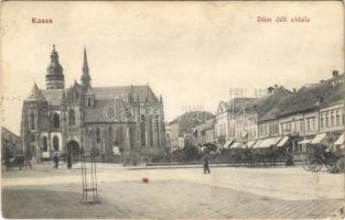1913 Kassa, Kosice; Dóm déli oldala / cathedral, square (EK)