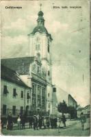 1917 Csáktornya, Cakovec; Római katolikus templom / Catholic church (EB)