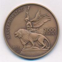 2018. 2000Ft Cu-Zn "Fiumei úti sírkert Nemzeti Emlékhely" az MNB színes tájékoztatójávalT:...