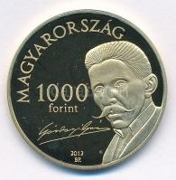 2013. 1000Ft Cu-Ni-Zn "Egri csillagok" kapszulában, az MNB színes tájékoztatójával T:PP