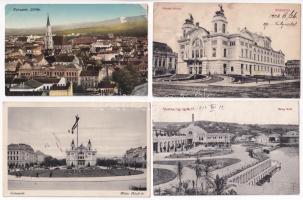 25 db RÉGI erdélyi és felvidéki város képeslap / 25 pre-1945 Transylvanian and Upper-Hungarian (Slovakian) town-view postcards