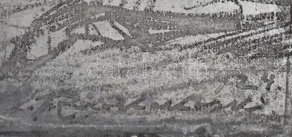 Olvashatatlan szignóval: Anya gyermekével 1924
Cink nyomódúc. 30x40cm