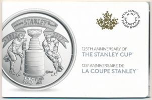 Kanada 2017. 25c Ni-acél "A Stanley Kupa 125. évfordulója" (5x) gyári lezárt fóliatokban, ...