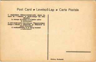 A cseh-román-szerb imperializmus Magyarországon elvágja a bányát a nagyipartól, az éléskamrát az éhe...